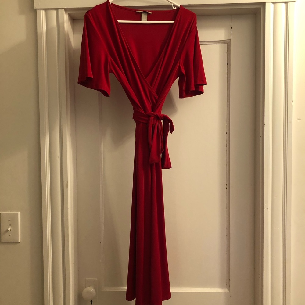 Red H&M dress